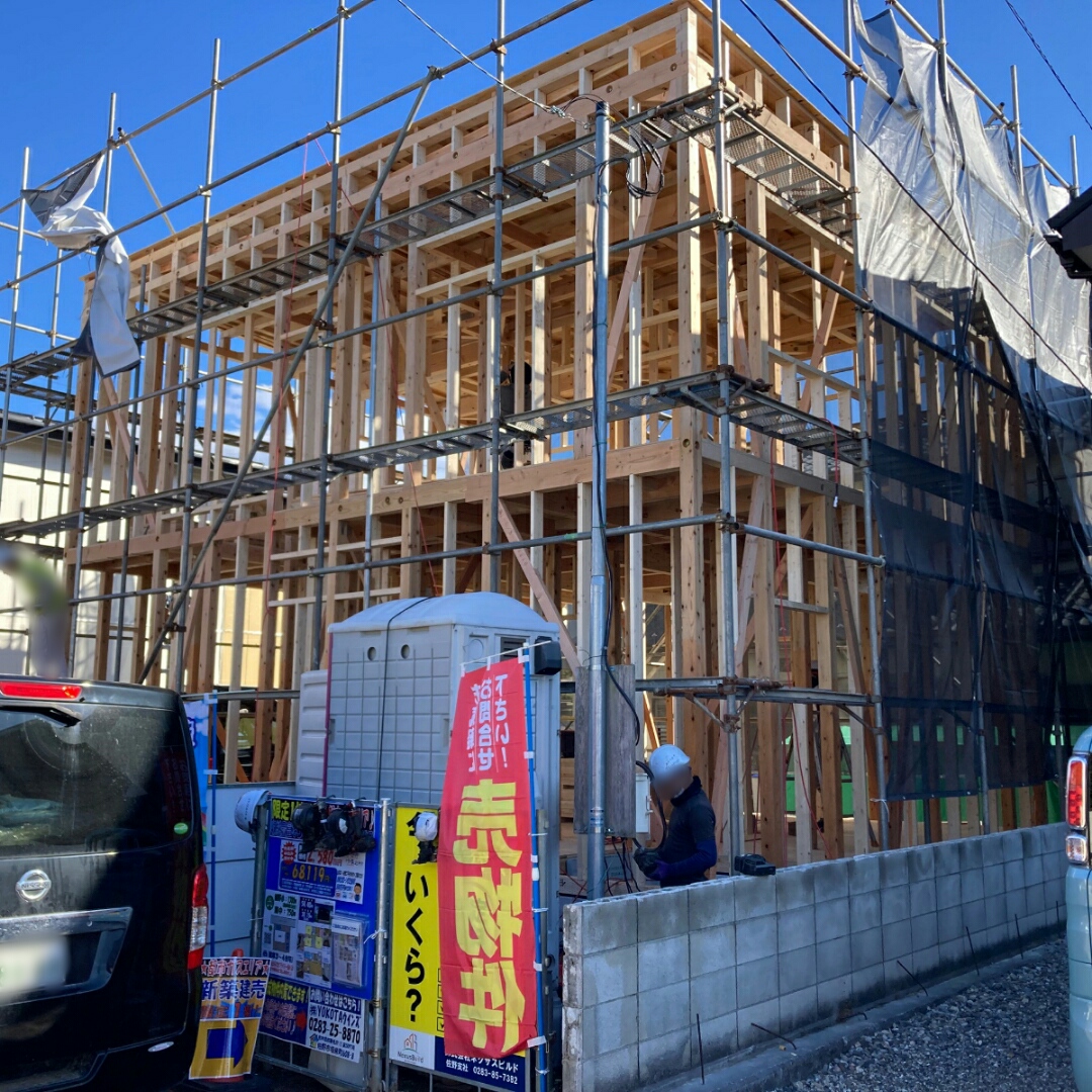 若宮上町＠佐野市【上棟】